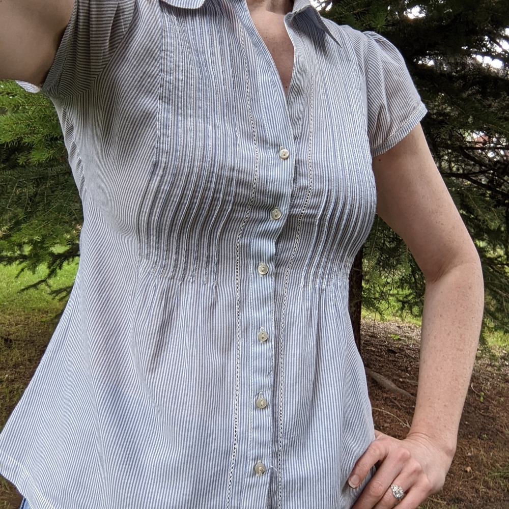 Converse One-Star Striped Blouse